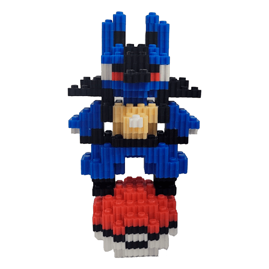 ARMABLE 3D MICRO BLOCKS LUCARIO 16CM	