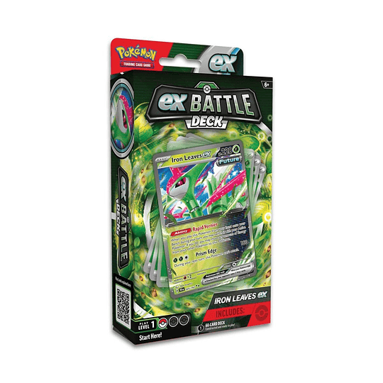 POKEMON MAZO IRON LEAVES EX BATTLE DECK INGLES