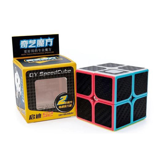Cubo Original Qiyi 2x2x2 Speed Fibra Carbono