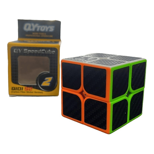Cubo Original Qiyi 2x2x2 Speed Fibra Carbono