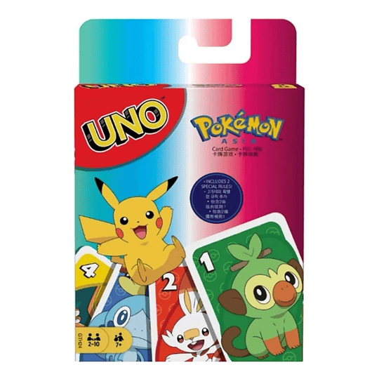 Juego De Cartas Uno De Pokemon