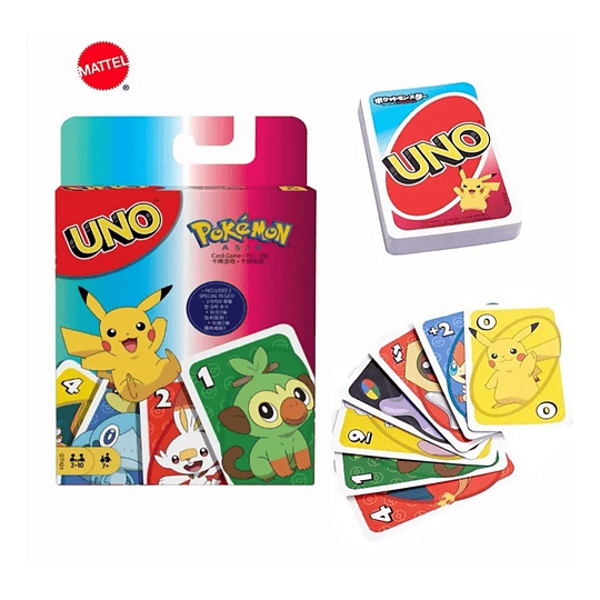 Juego De Cartas Uno De Pokemon