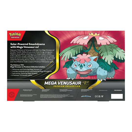 CARTAS POKEMON MEGA VENUSAUR EX PREMIUM ESPAÑOL