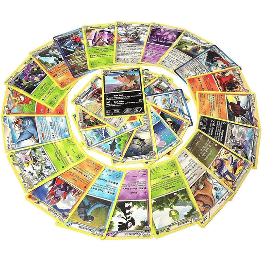 Lote De 120 Cartas Pokémon Originales Incluye 5 Holográficas