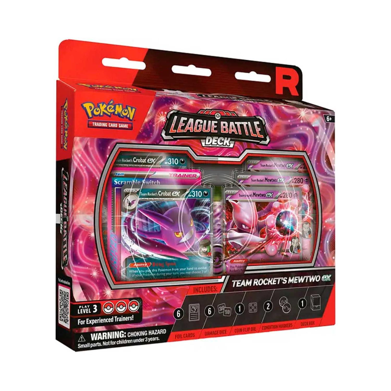 Team Rocket's Mewtwo Ex - League Battle Deck – Ingles