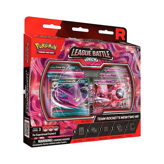 POKEMON TEAM ROCKET MEWTWO EX LEAGUE BATTLE DECK INGLES