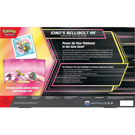 POKEMON IONO BELLIBOLT EX PREMIUM COLLECTION ESPAÑOL