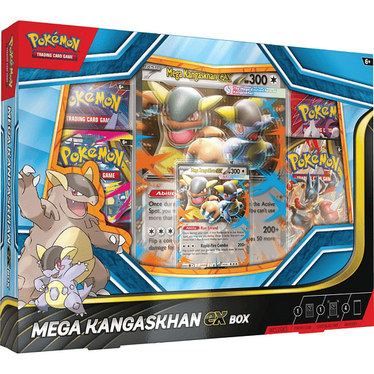 POKEMON MEGA KANGASKHAN EX BOX INGLES