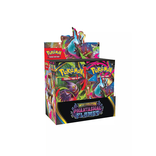 POKEMON BOOSTER BOX 36 SOBRES - PHANTASMAL FLAMES ESPANOL