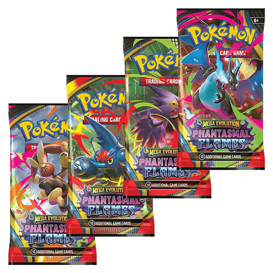 POKEMON BOOSTER BOX 36 SOBRES - PHANTASMAL FLAMES ESPANOL