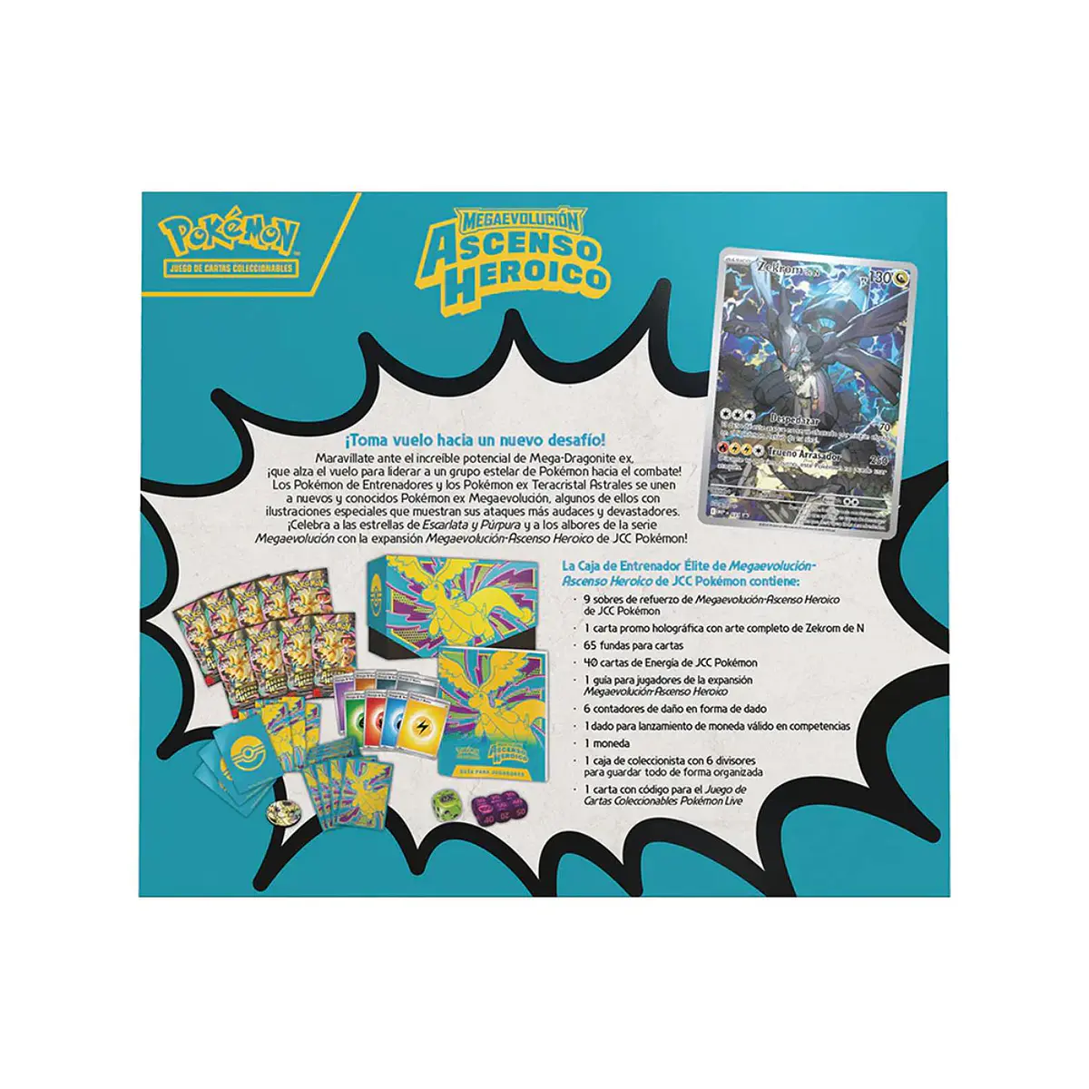 POKEMON ELITE TRAINER BOX ASCENSO HEROICO ESPANOL