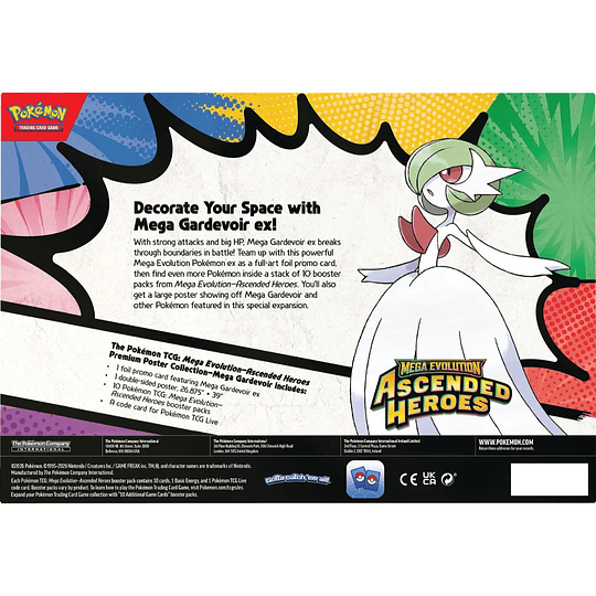 POKEMON PREMIUM POSTER COLLECTION MEGA GARDEVOIR INGLES