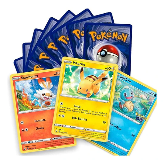 Cartas Pokémon Originales 100 Unidades Pack01