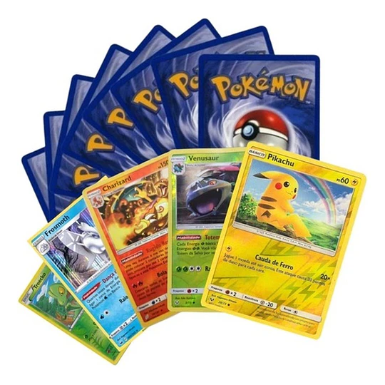 Cartas Pokémon Originales 100 Unidades Pack01