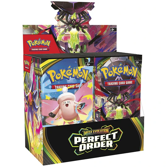 POKEMON TCG BOOSTER BOX 36 SOBRES PERFECT ORDER INGLES
