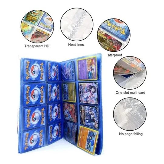 Album Cartas Pokemon 160 + 100 Cartas Originales