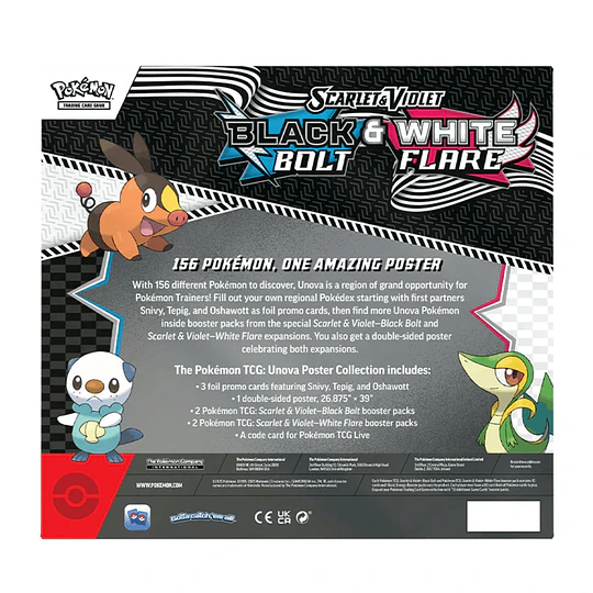 BLACK BOLT Y WHITE FLARE - UNOVA POSTER COLLECTION ESPANOL