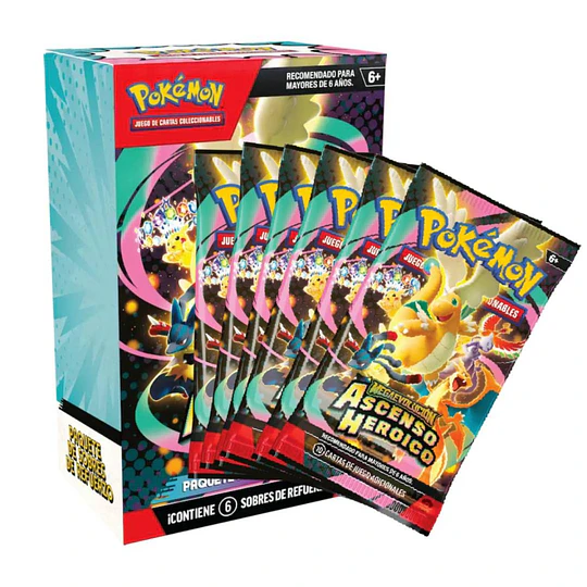 CARTAS POKEMON BOOSTER BUNDLE ASCENDED HEROES ESPAÑOL