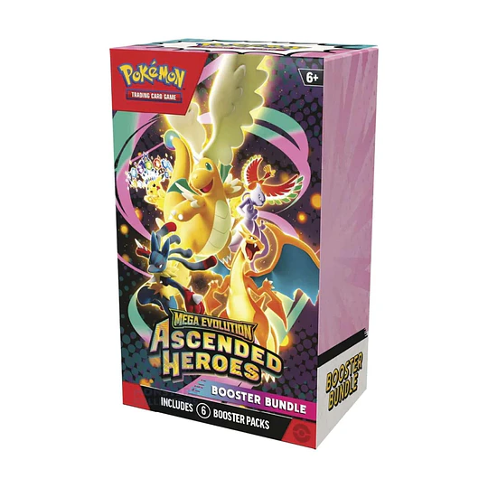 CARTAS POKEMON BOOSTER BUNDLE ASCENDED HEROES ESPAÑOL