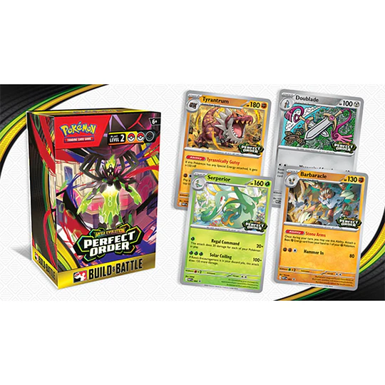 CARTAS POKEMON BUILD AND BATTLE PERFECT ORDER BOX INGLES