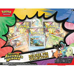 CARTA POKEMON FIRST PARTNERS DELUXE PIN ASCENDED HEROES INGLES