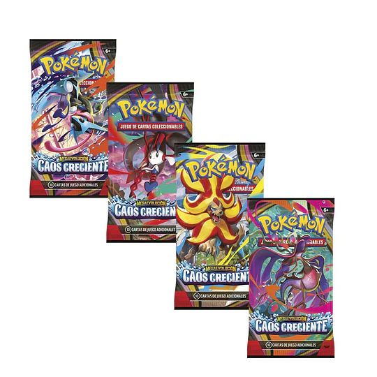 CARTAS POKEMON BOOSTER BOX CAOS CRECIENTE 36 ESPAÑOL