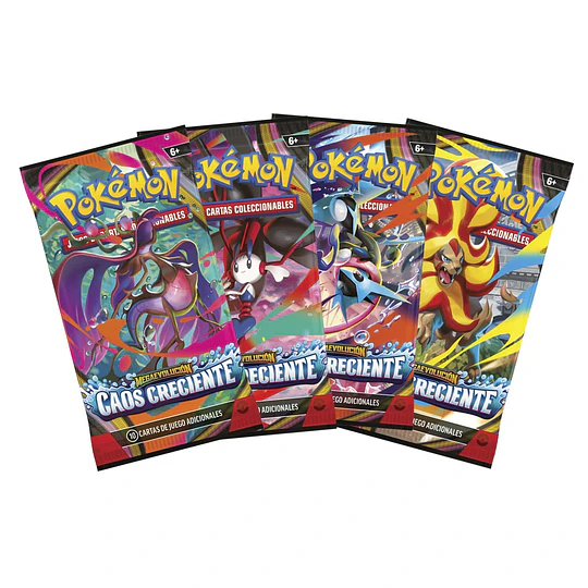 CARTAS POKEMON BOOSTER BOX CAOS CRECIENTE 36 ESPAÑOL