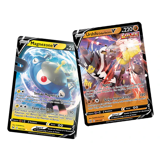 Super Pack De 200 Cartas Pokémon Variadas Y 1 Carta En V Brillante