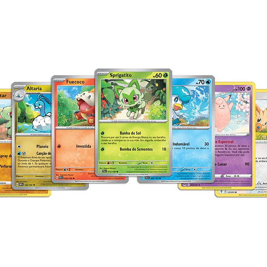 Super Pack De 200 Cartas Pokémon Variadas Y 1 Carta En V Brillante