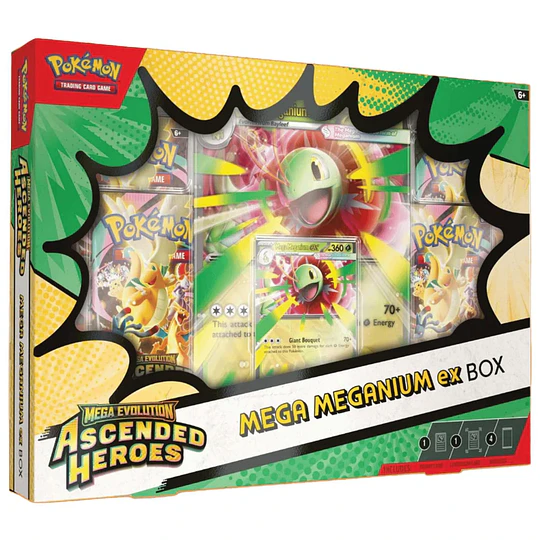 CARTAS POKEMON PACK 3 BOX ASCENDED HEROES MEGA EX INGLES