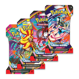 CARTAS POKEMON PACK 4 SOBRES CHAOS RISING INGLES