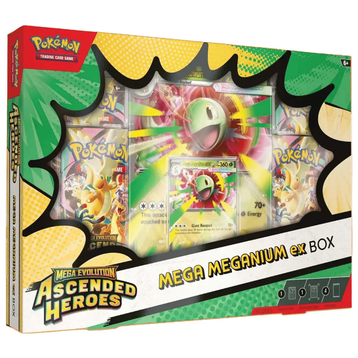 CARTAS POKEMON PACK 3 BOX ASCENDED HEROES MEGA EX ESPAÑOL