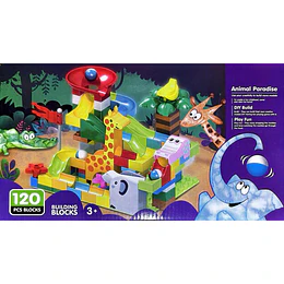 120 BLOQUES DUPLO ANIMAL PARADISE