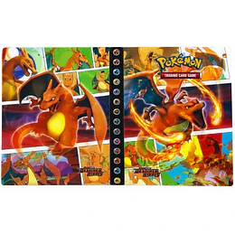 ALBUM CARTAS POKEMON CHARIZARD 240 MAS 20 CARTAS HOLO O REVERSE