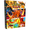 ALBUM CARTAS POKEMON CHARIZARD 240 MAS 20 CARTAS HOLO O REVERSE