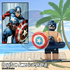 MINIFIGURA MARVEL-S CAPITAN AMERICA PLAYA