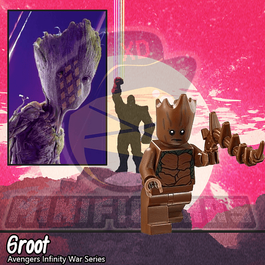 MINIFIGURA MARVEL-S GUARDIANES DE LA GALAXIA GROOT JOVEN