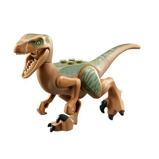 MINIFIGURA JURASSIC-S VELOCIRAPTOR ECHO (CAFE CELESTE 10CM)