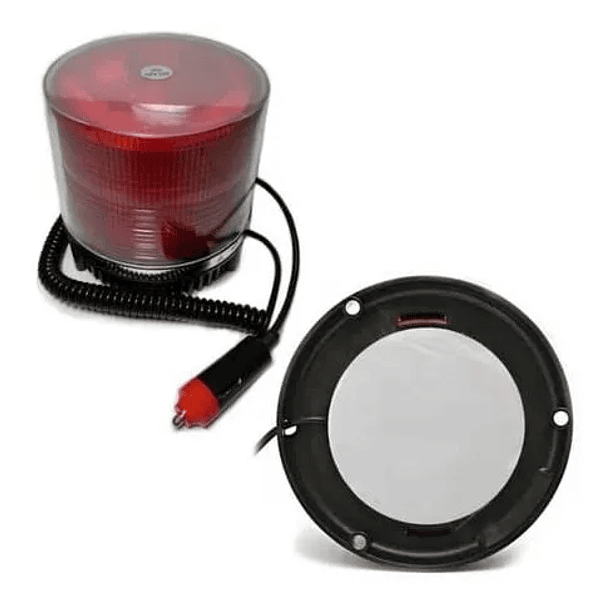 Baliza amarilla magnetica con luz estroboscópica 287 4