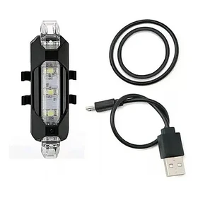 Luz led para bicicleta recargable color blanco usb