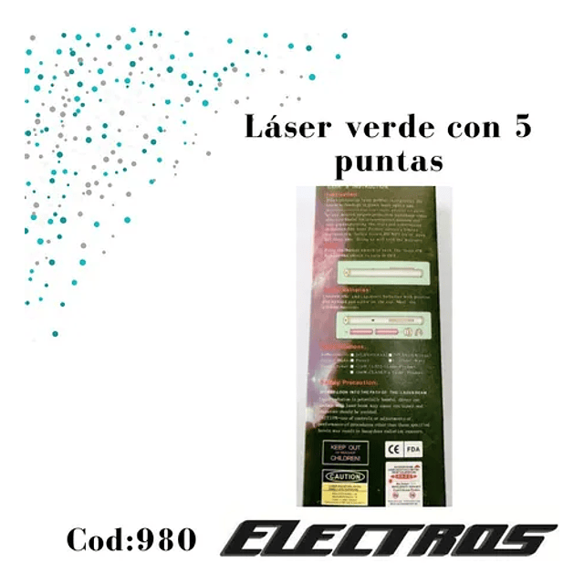 Laser verde 5p it980