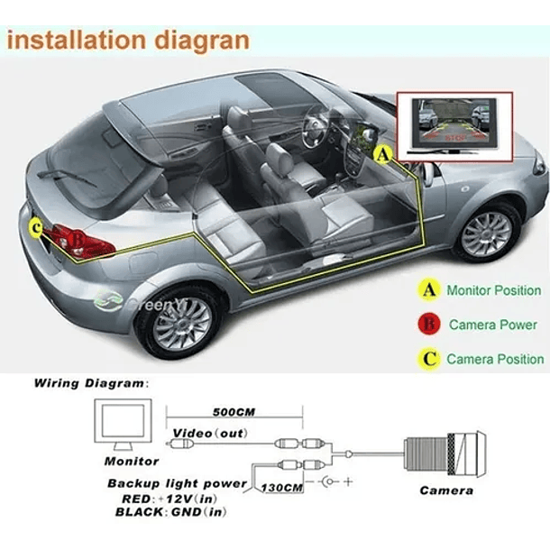 Camara de auto 713 5