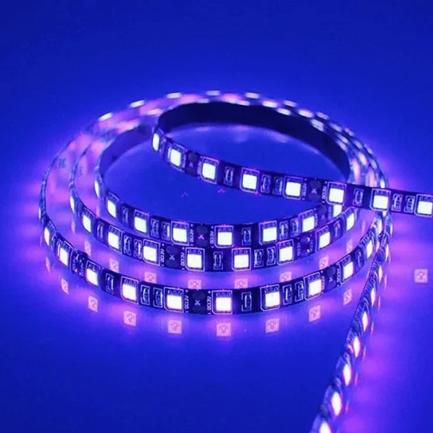 Cinta Led 5 metros ultravioleta fiesta fluor uv 988 4