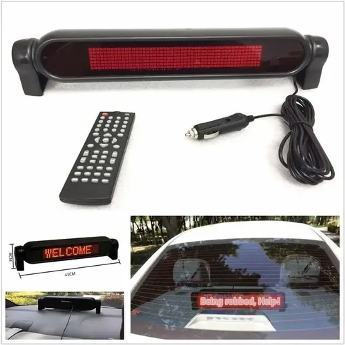 Letrero led publicitario marketing con control remoto 554 | electros