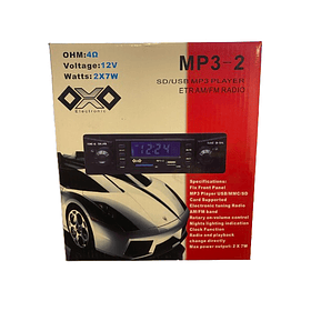 Radio Auto MP3-2 SD/USB Mp3 player AM/FM Radio
