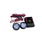 Foco led neblinero estroboscopica emergencia policial seguridad 12vts rojo y azul 551 1