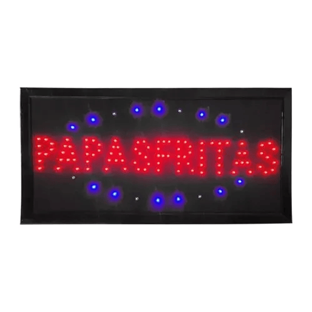 Letrero Led Papas Fritas 585 1