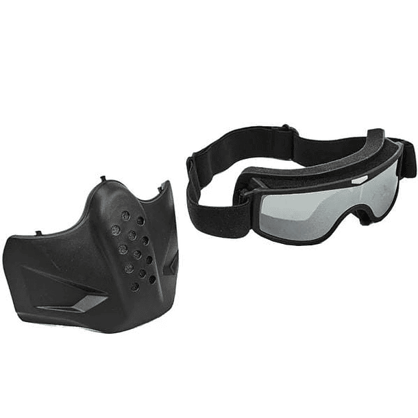 Mascara gafas desmontable seguridad paintball 1272 2