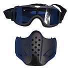 Mascara gafas desmontable seguridad paintball 1272 4