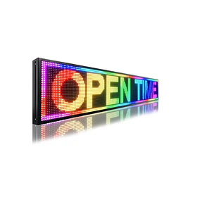 Letrero Led 2 mts x 40 cm multicolor Exterior 1183M